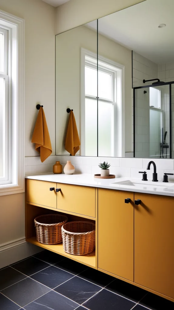 60 Yellow Bathroom Decor Styling Ideas To Brighten Your Bathroom With Style