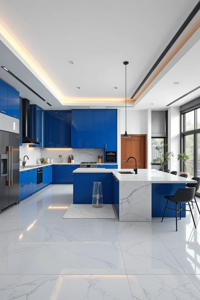 55 Blue Kitchen Cabinet Color Ideas for a Beautiful and Stylish Kitchen