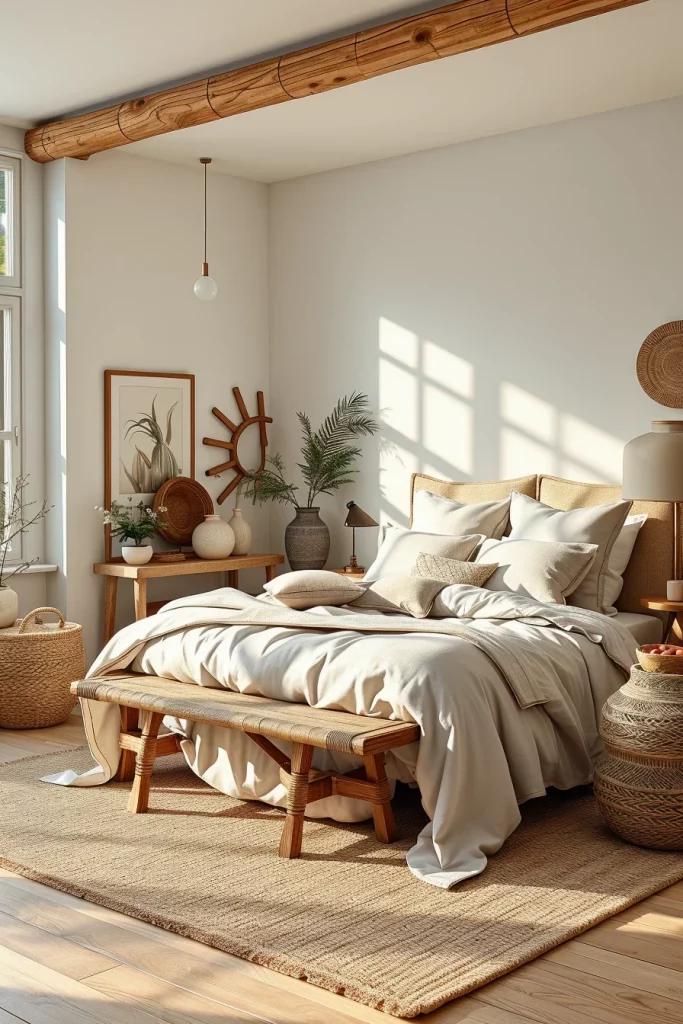 56 Organic Bedroom Ideas For A Calm, Natural, And Stylish Retreat