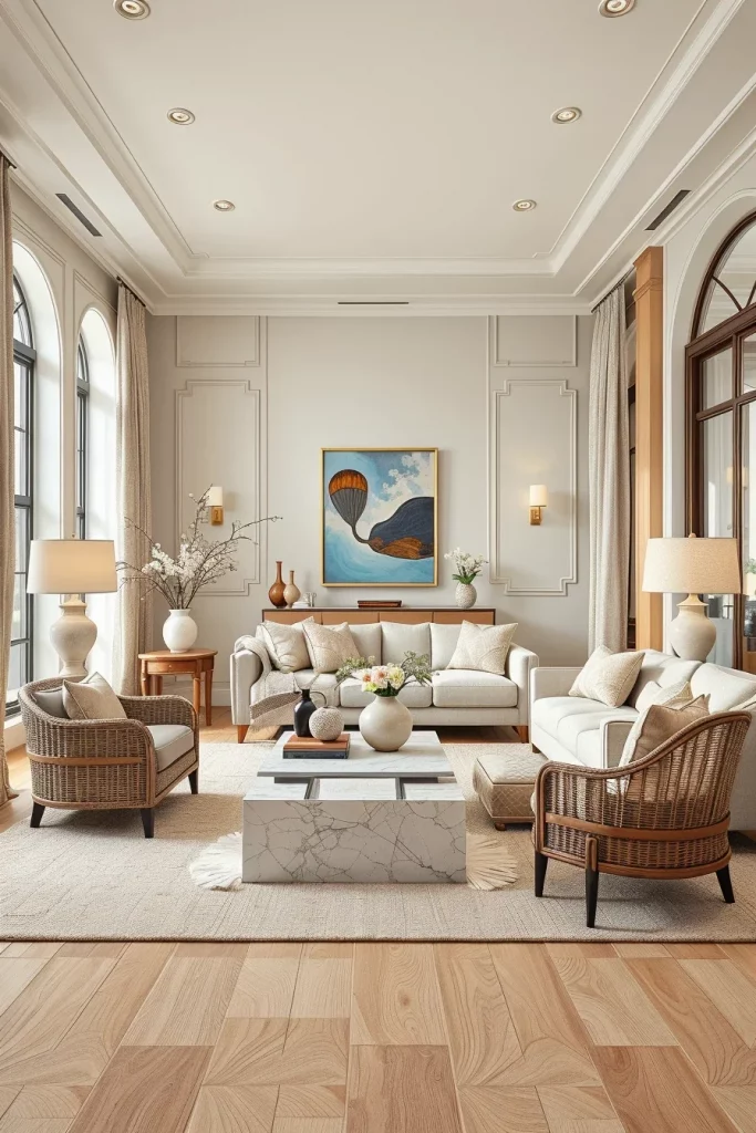 54 Neutral Living Room Decorating Ideas Inspiration