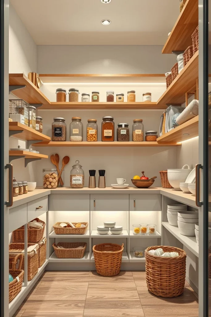 58 Modern Small Pantry Design Ideas To Maximize Style And Storage