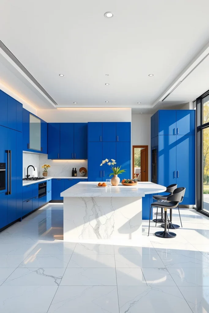 55 Blue Kitchen Cabinet Color Ideas for a Beautiful and Stylish Kitchen