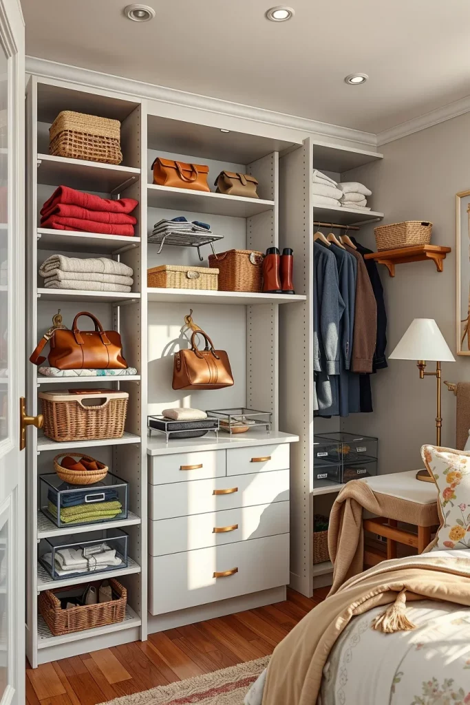 57 Small Bedroom Closet Organization Solutions To Maximize Every Inch Of Space