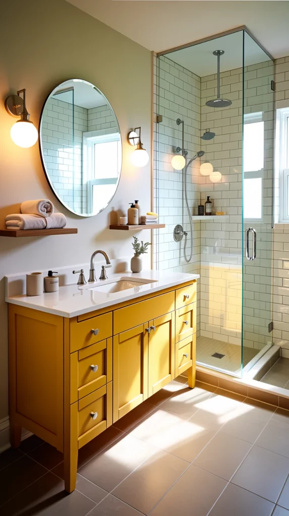 60 Yellow Bathroom Decor Styling Ideas To Brighten Your Bathroom With Style