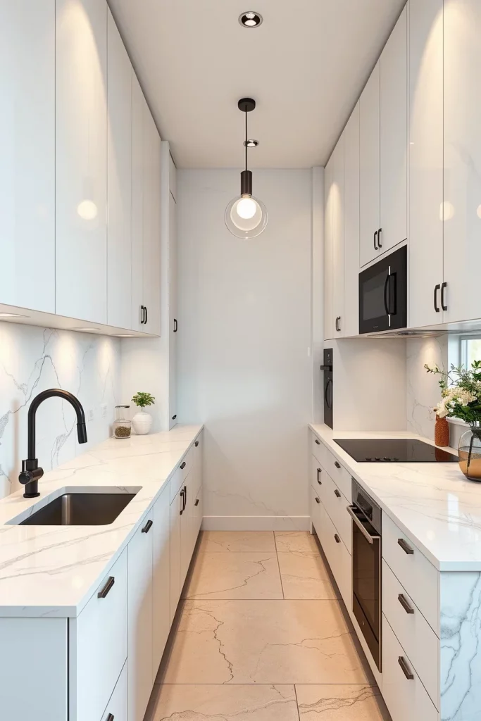 58 Small Galley Kitchen Decorating Inspiration Ideas To Transform Your Compact Space
