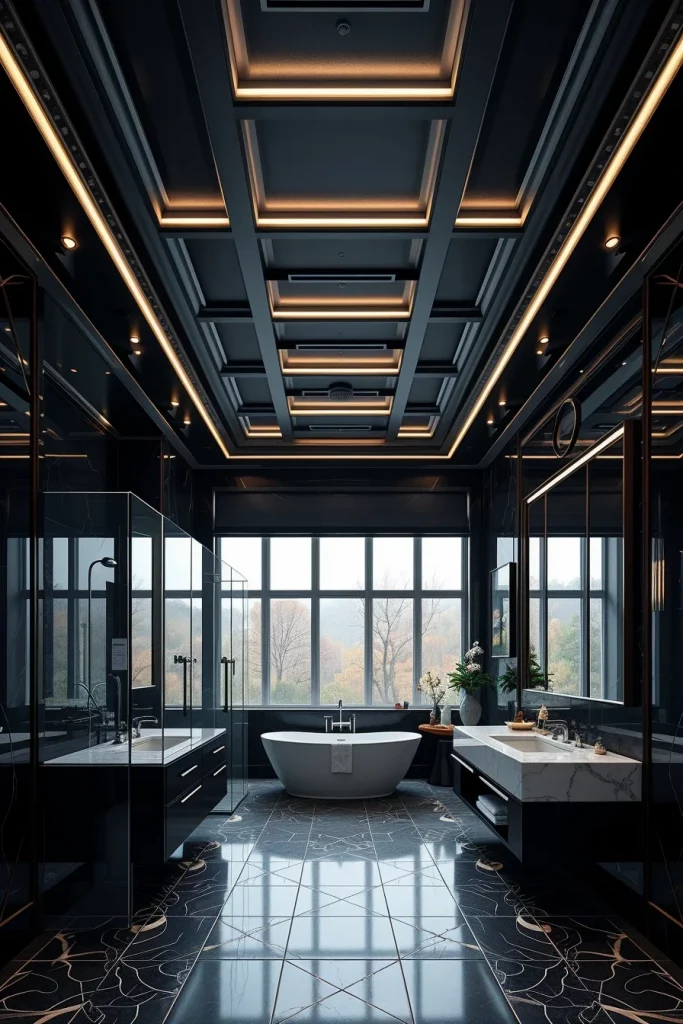 60 Luxury Black Bathroom Styling Ideas For A Sophisticated And Elegant Space