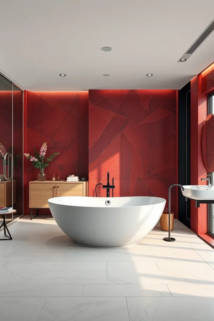 50 Modern Amaranth Bathroom Interior Design Ideas That Redefine Contemporary Style