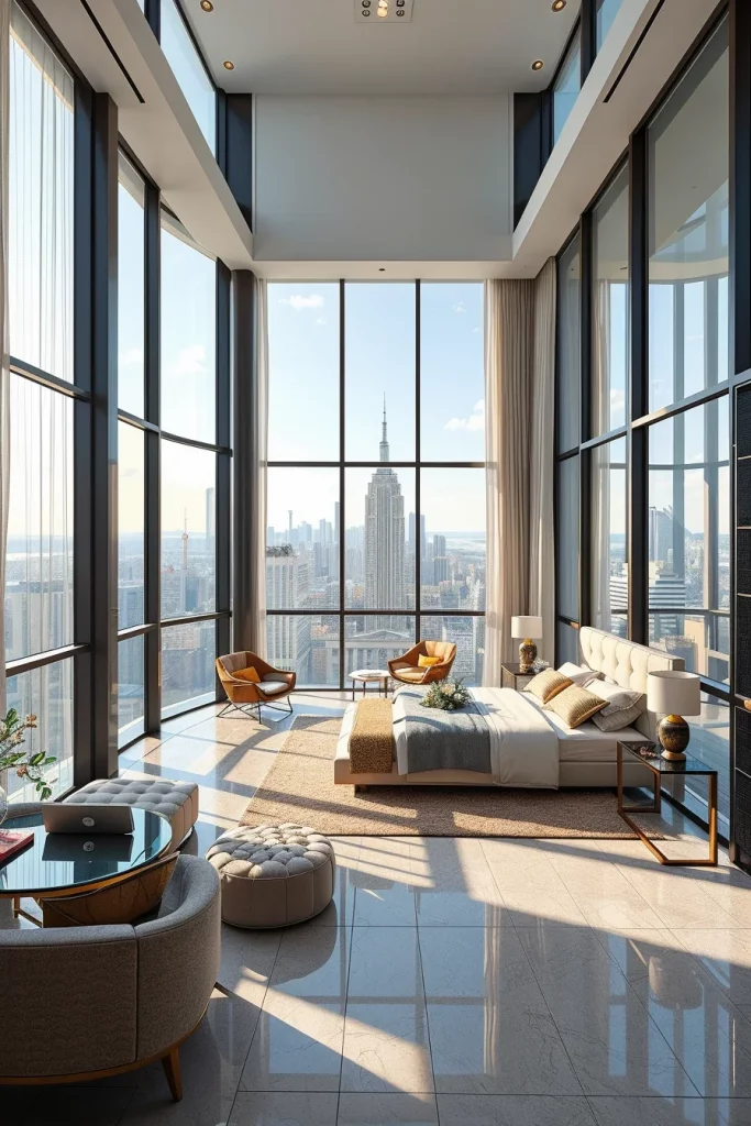 59 Luxury Penthouse Bedroom Ideas For A Sophisticated And Elegant Retreat