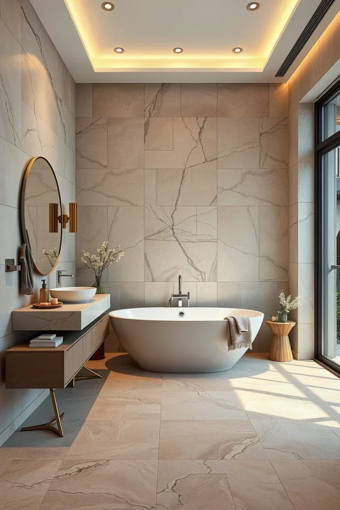59 Textured Stone Bathroom Ideas For A Stylish And Timeless Space
