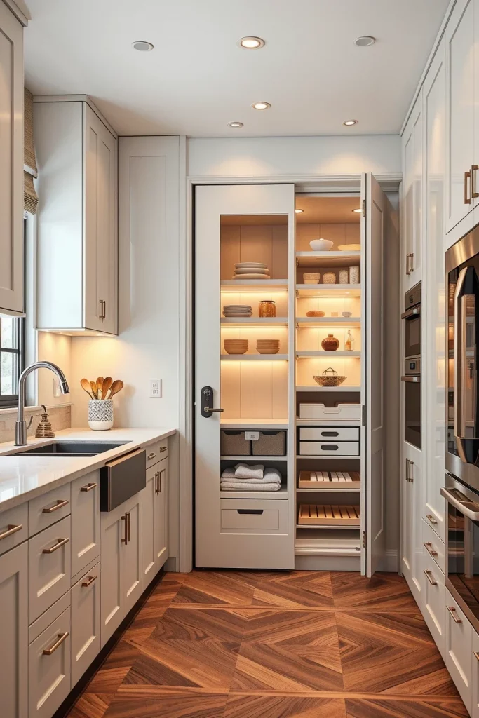 58 Modern Small Pantry Design Ideas To Maximize Style And Storage