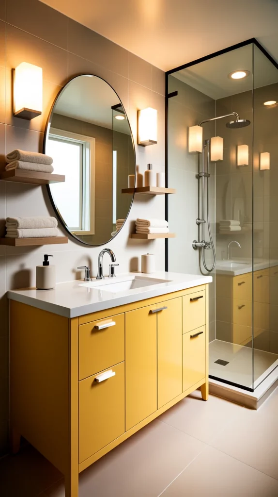 60 Yellow Bathroom Decor Styling Ideas To Brighten Your Bathroom With Style