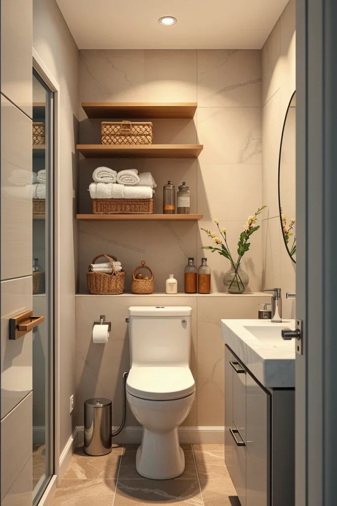 51 Space-Saving Bathroom Ideas To Maximize Style And Storage