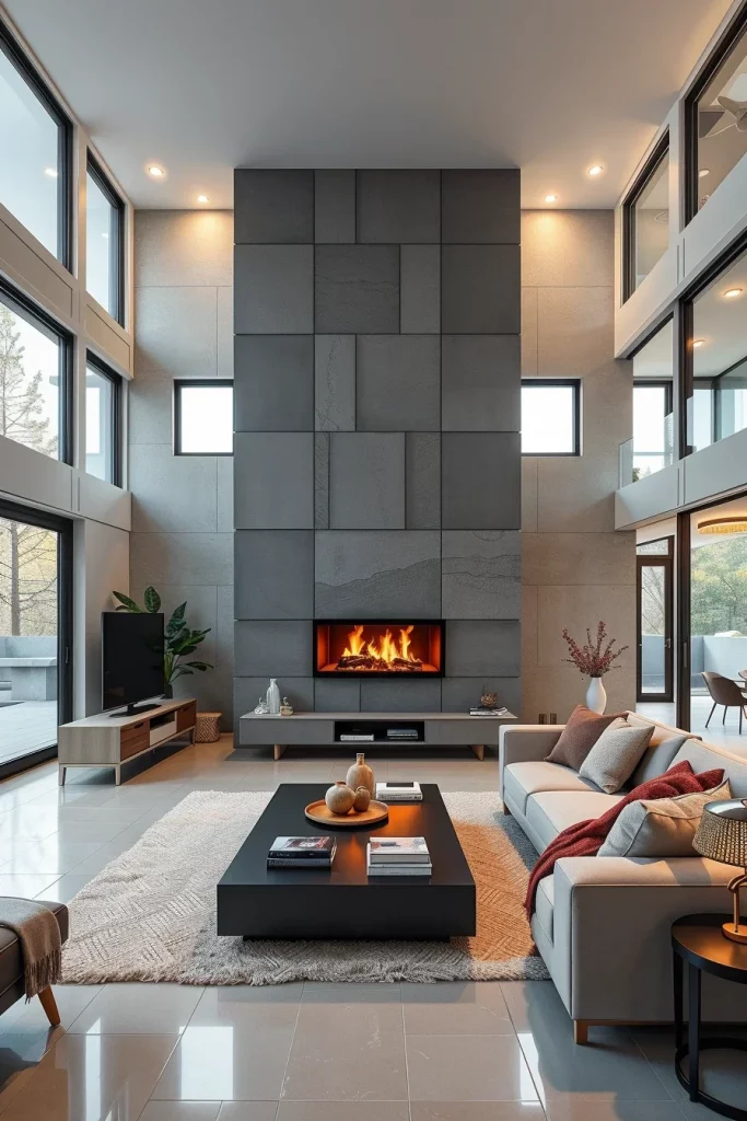 56 Statement Fireplace Living Room Ideas To Create A Stunning Focal Point