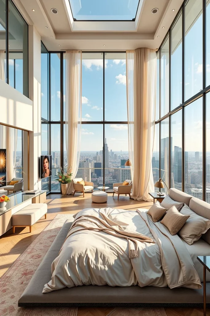 59 Luxury Penthouse Bedroom Ideas For A Sophisticated And Elegant Retreat