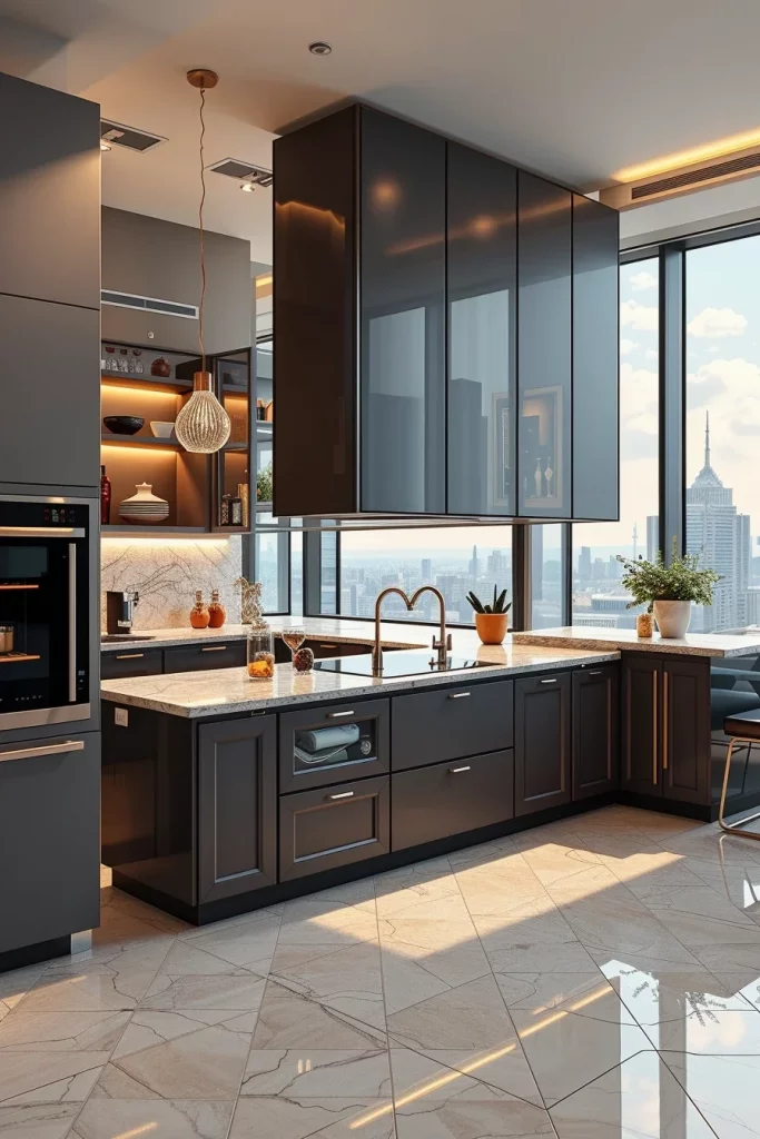 55 Luxury Penthouse Kitchen Ideas For A Sophisticated Modern Home