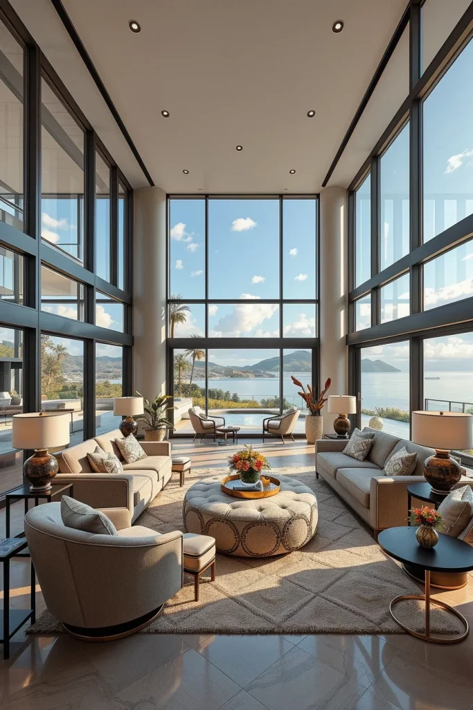 52 Floor-To-Ceiling Windows Living Room Ideas For A Bright And Modern Home