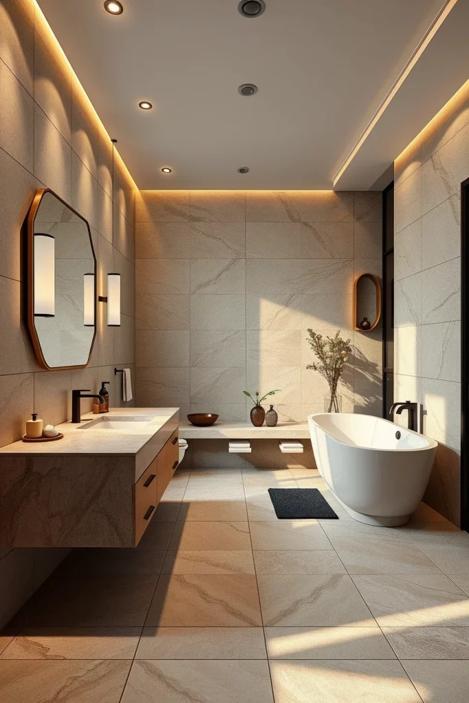59 Textured Stone Bathroom Ideas For A Stylish And Timeless Space