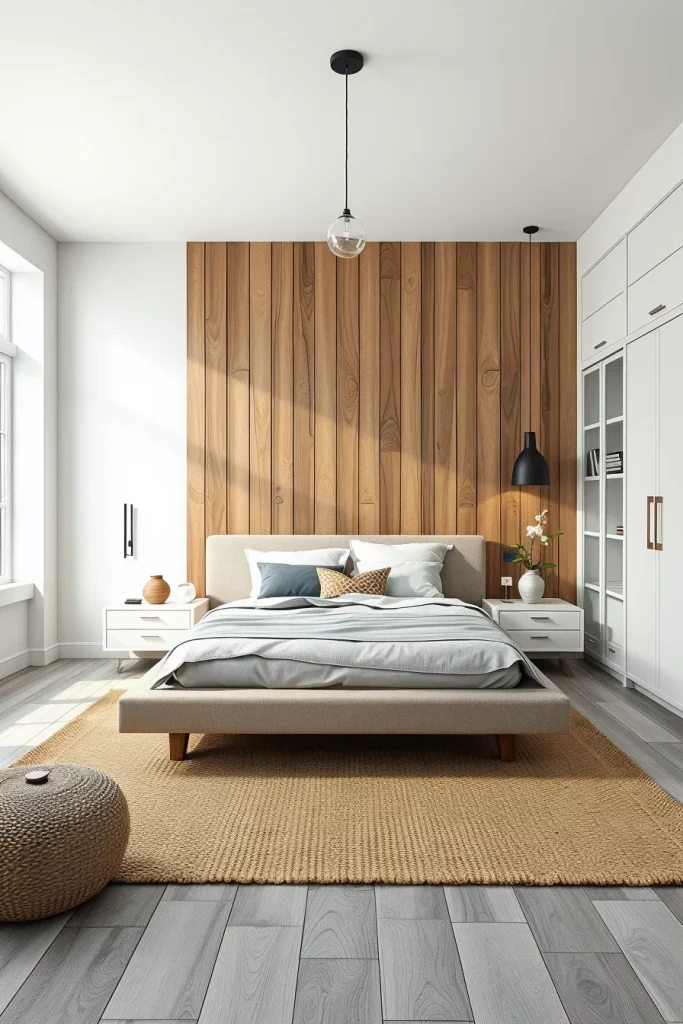 54 White And Wood Tone Bedroom Ideas For A Warm And Modern Retreat
