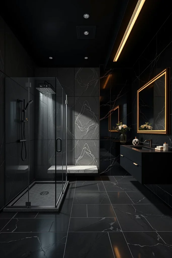 60 Luxury Black Bathroom Styling Ideas For A Sophisticated And Elegant Space