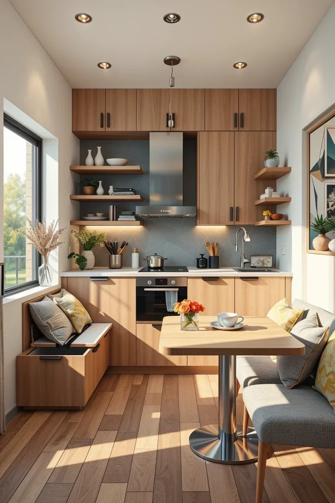 53 Creative Furniture Small Kitchen Design Ideas To Transform Compact Spaces