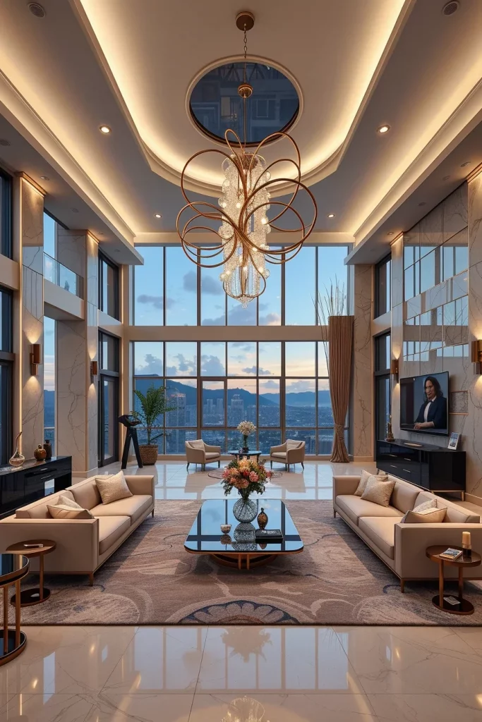 55 Luxury Penthouse Living Room Ideas For Sophisticated Modern Interiors