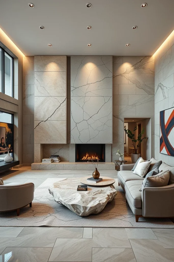 60 Sculptural And Artistic Modern Living Room Ideas For A Gallery-Inspired Home