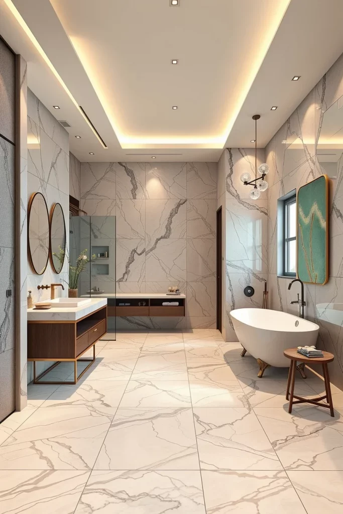58 Sculptural And Artistic Modern Bathroom Ideas For A Gallery-Inspired Home