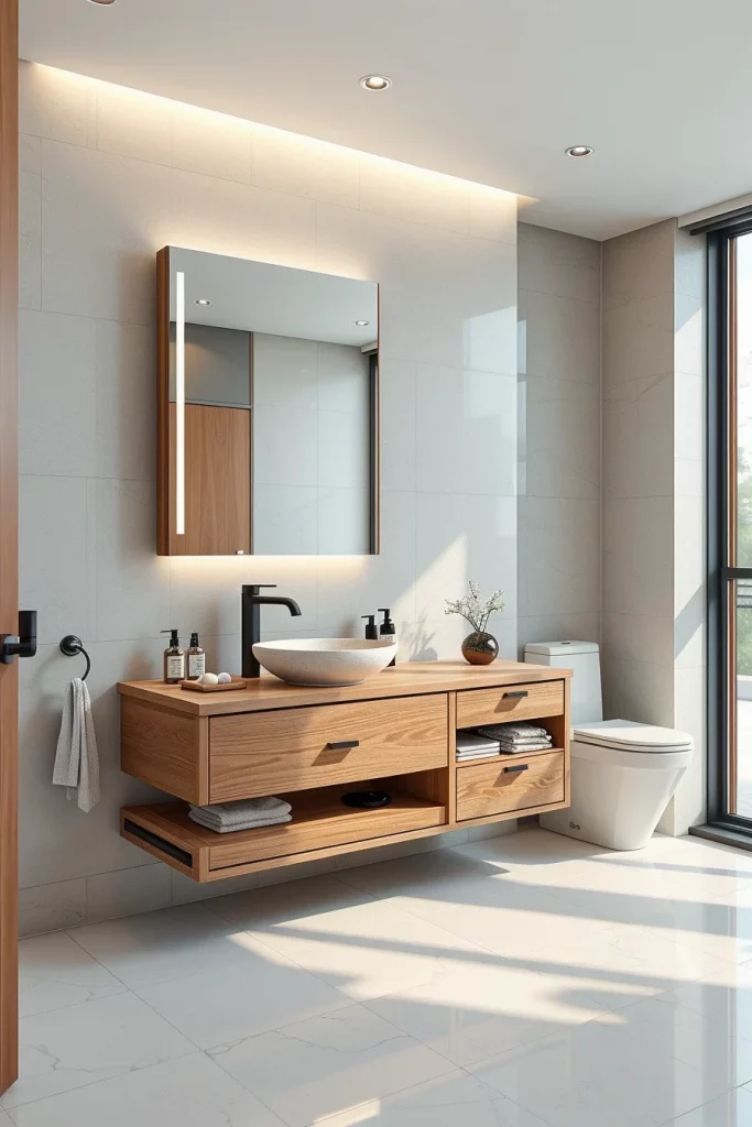 58 Japandi Bathroom Ideas To Create A Calm And Timeless Space