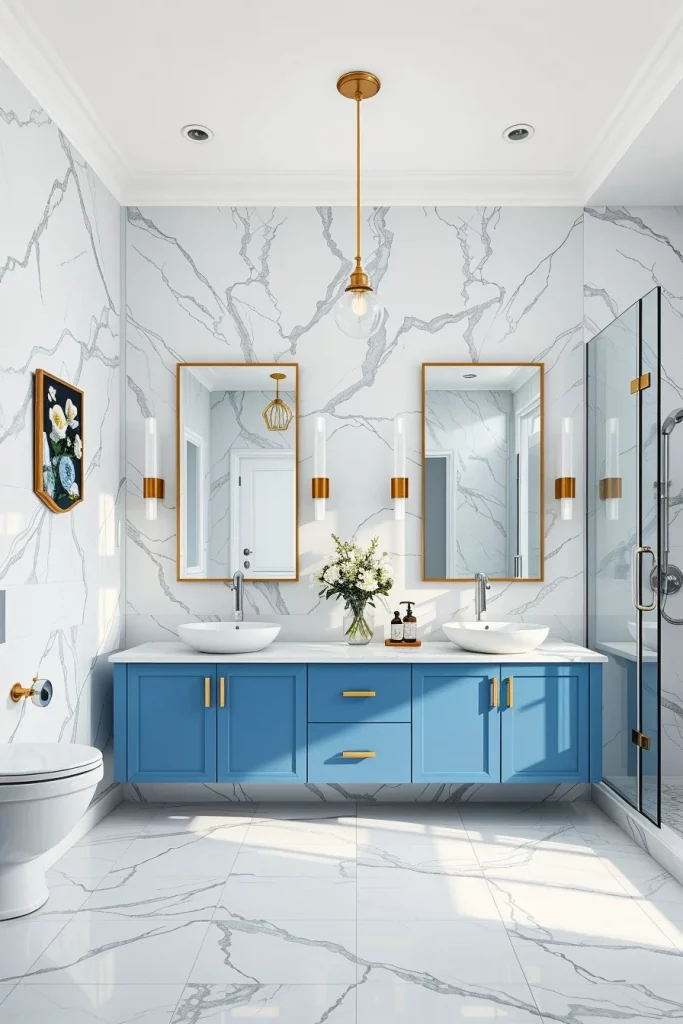 59 Blue And White Bathroom Decor Ideas For A Stylish And Timeless Space