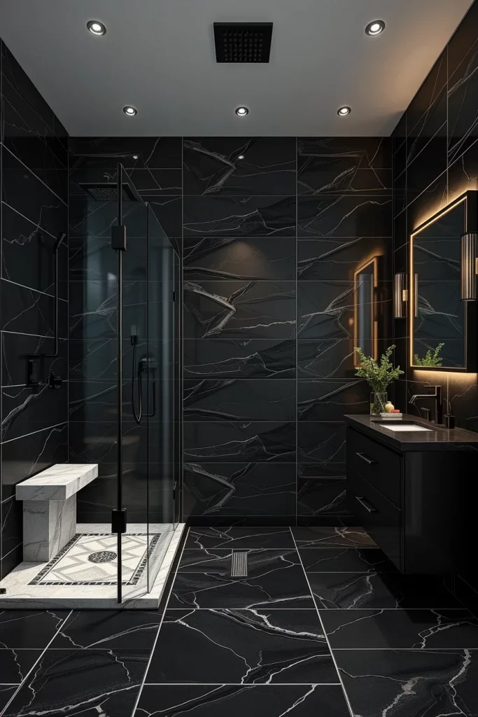 60 Luxury Black Bathroom Styling Ideas For A Sophisticated And Elegant Space