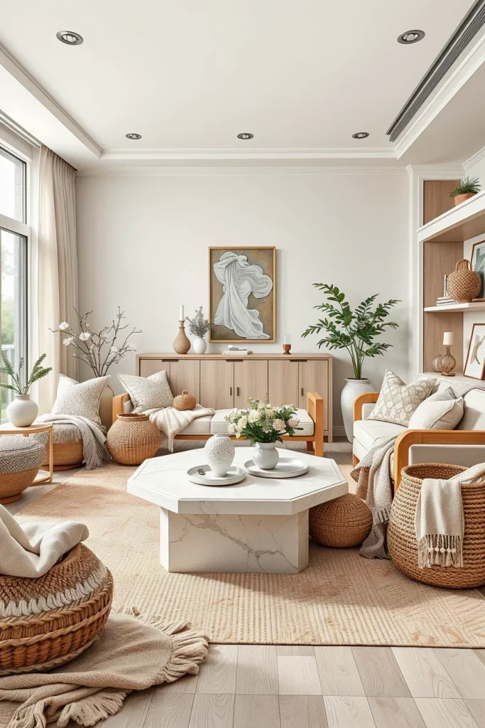 54 Neutral Living Room Decorating Ideas Inspiration
