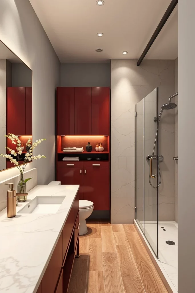 50 Modern Amaranth Bathroom Interior Design Ideas That Redefine Contemporary Style