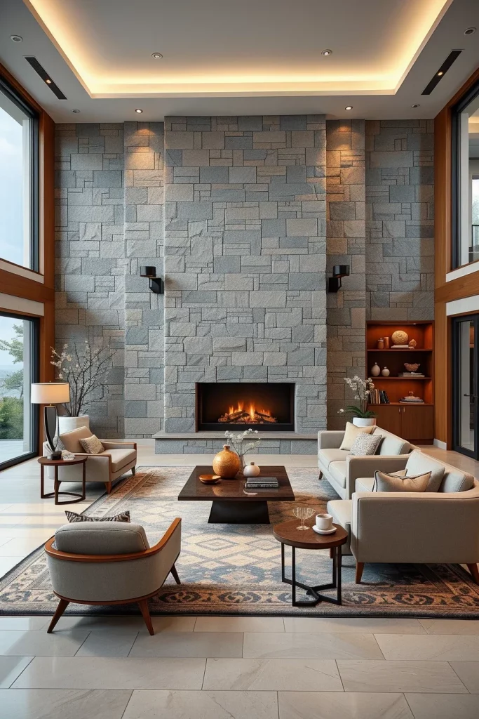 56 Statement Fireplace Living Room Ideas To Create A Stunning Focal Point