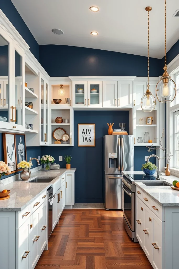 54 Blue White Kitchen Layout Inspiration Ideas For A Stylish And Timeless Home