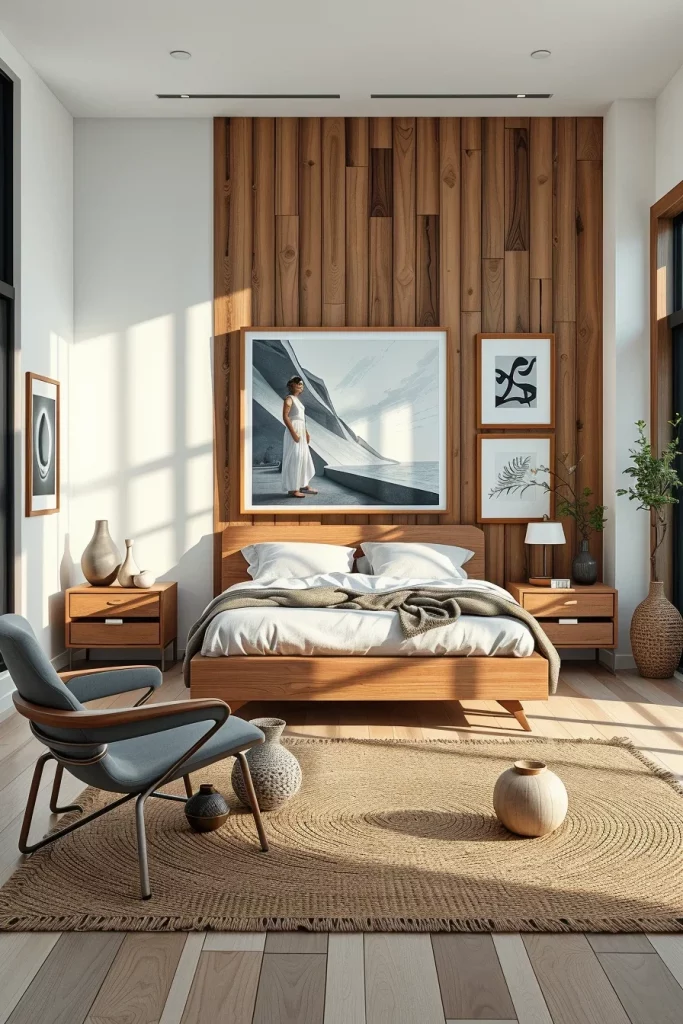 54 White And Wood Tone Bedroom Ideas For A Warm And Modern Retreat