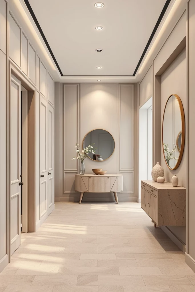 54 Minimalist Hallway Interior Design Ideas For A Stylish And Sculptural Entryway