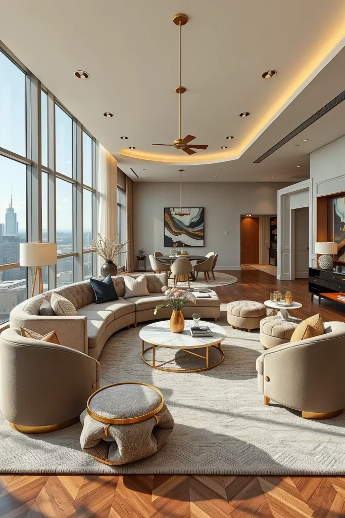 55 Luxury Penthouse Living Room Ideas For Sophisticated Modern Interiors