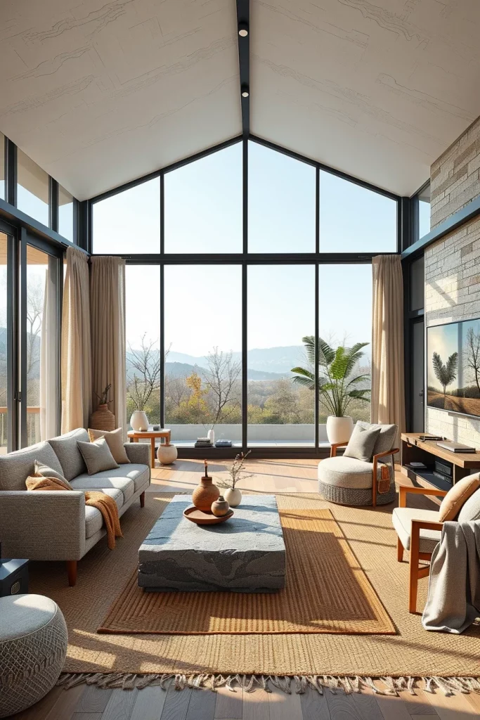 52 Floor-To-Ceiling Windows Living Room Ideas For A Bright And Modern Home