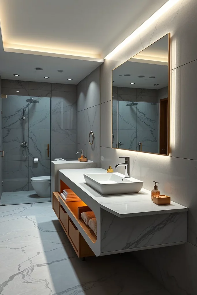 58 Sculptural And Artistic Modern Bathroom Ideas For A Gallery-Inspired Home
