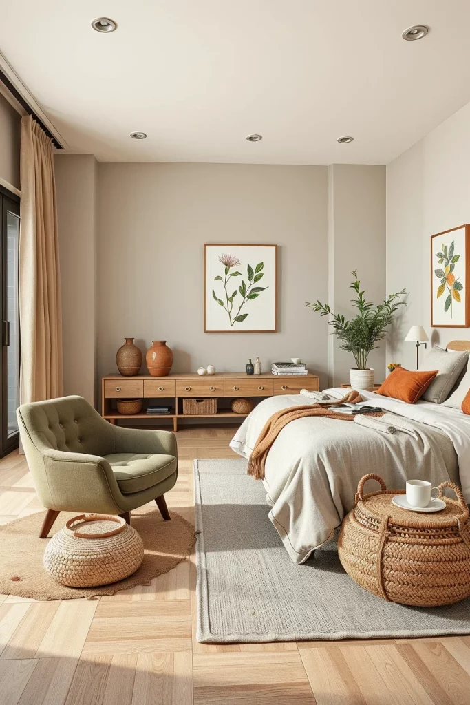 56 Earth-Tone Bedroom Design Ideas For A Cozy And Modern Retreat