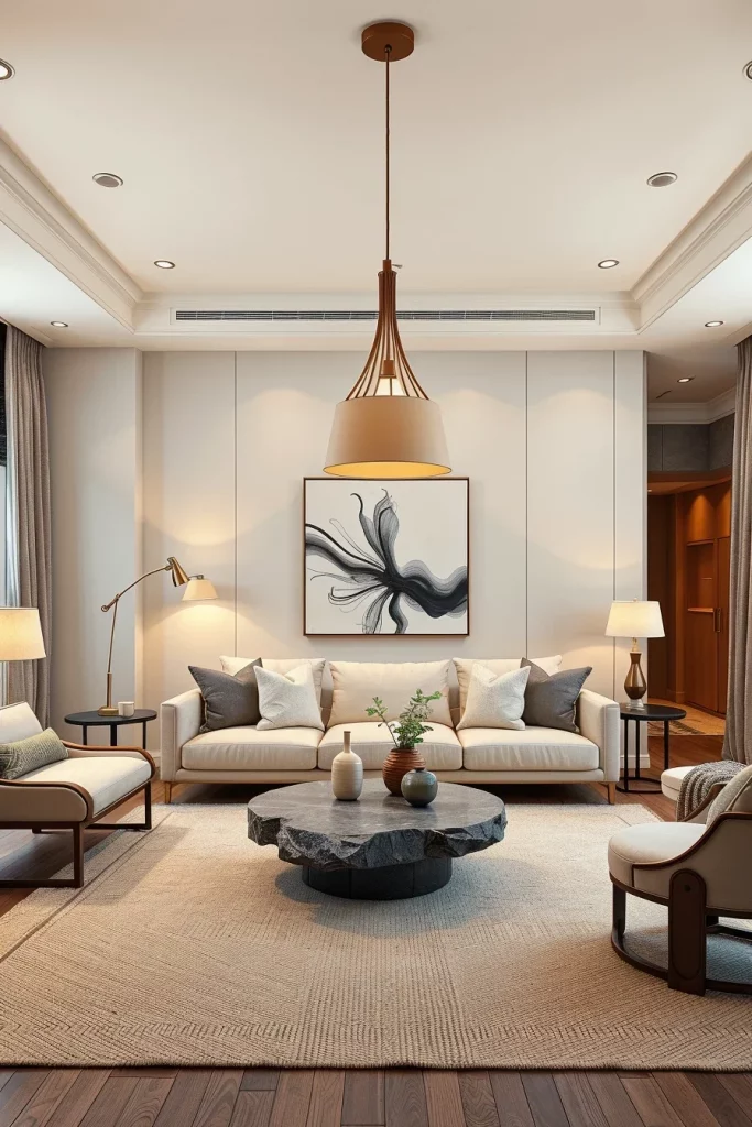 54 Neutral Living Room Decorating Ideas Inspiration