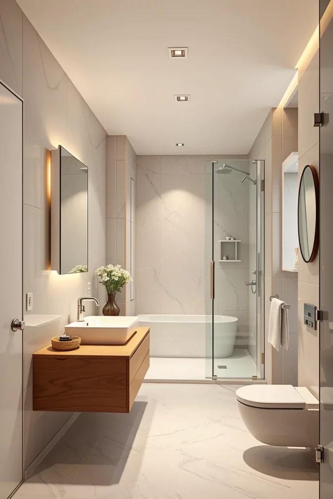 51 Space-Saving Bathroom Ideas To Maximize Style And Storage
