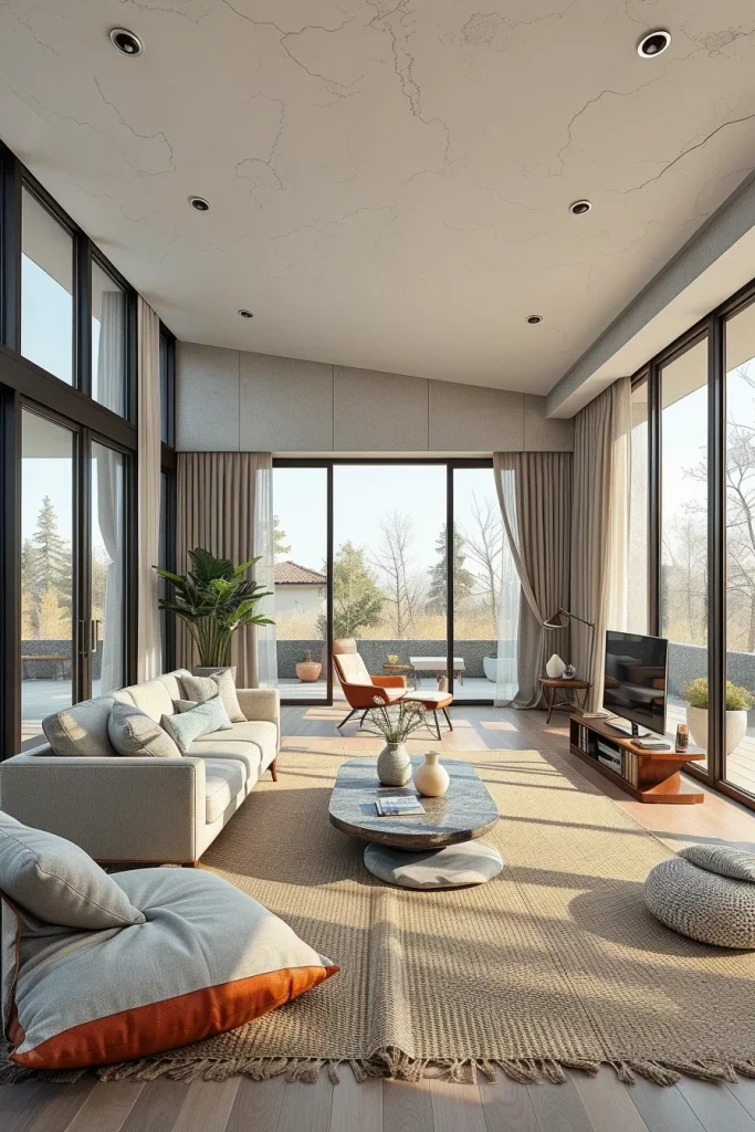 52 Floor-To-Ceiling Windows Living Room Ideas For A Bright And Modern Home