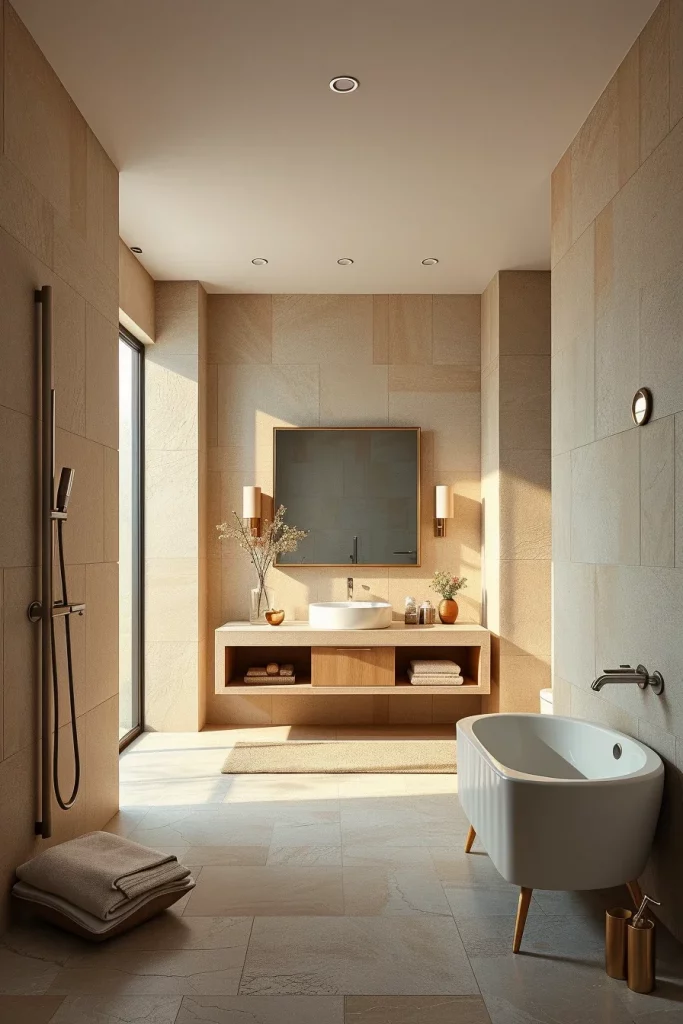 59 Textured Stone Bathroom Ideas For A Stylish And Timeless Space