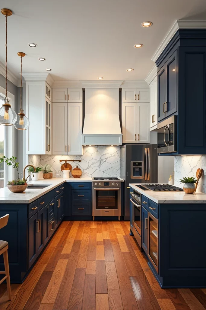 54 Blue White Kitchen Layout Inspiration Ideas For A Stylish And Timeless Home