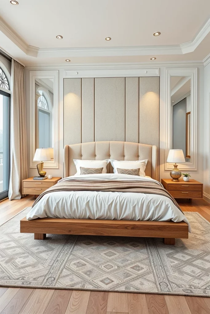 54 White And Wood Tone Bedroom Ideas For A Warm And Modern Retreat
