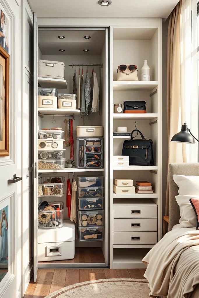 57 Small Bedroom Closet Organization Solutions To Maximize Every Inch Of Space