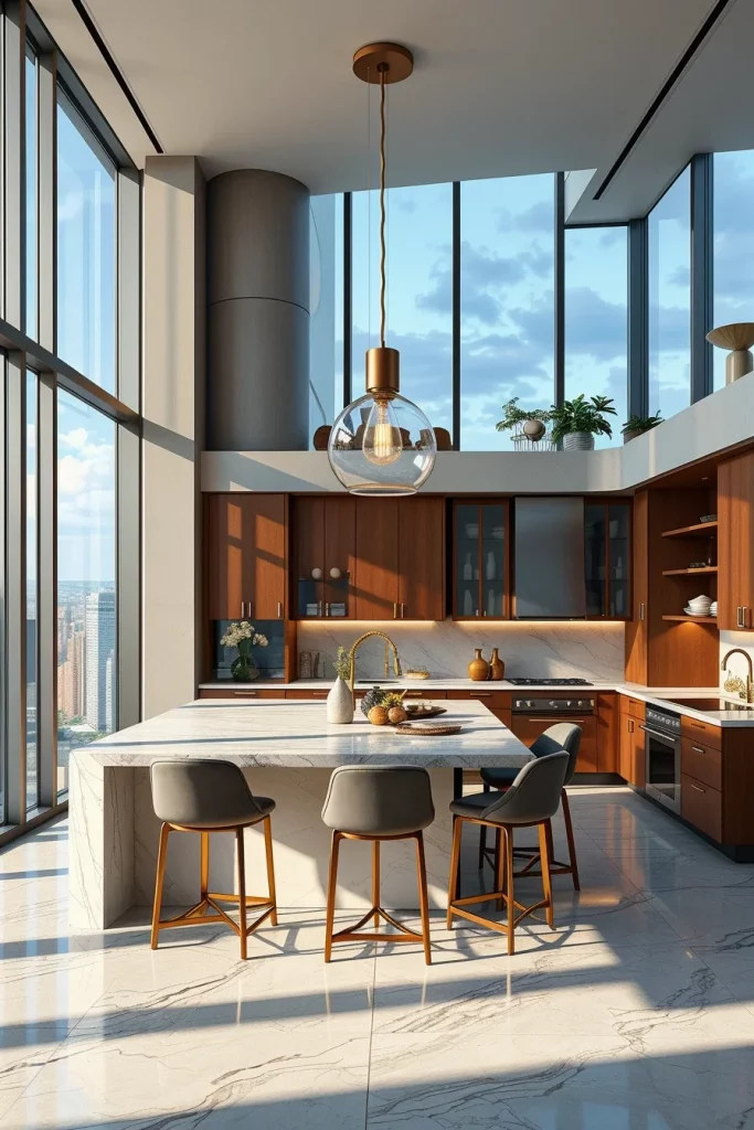 55 Luxury Penthouse Kitchen Ideas For A Sophisticated Modern Home