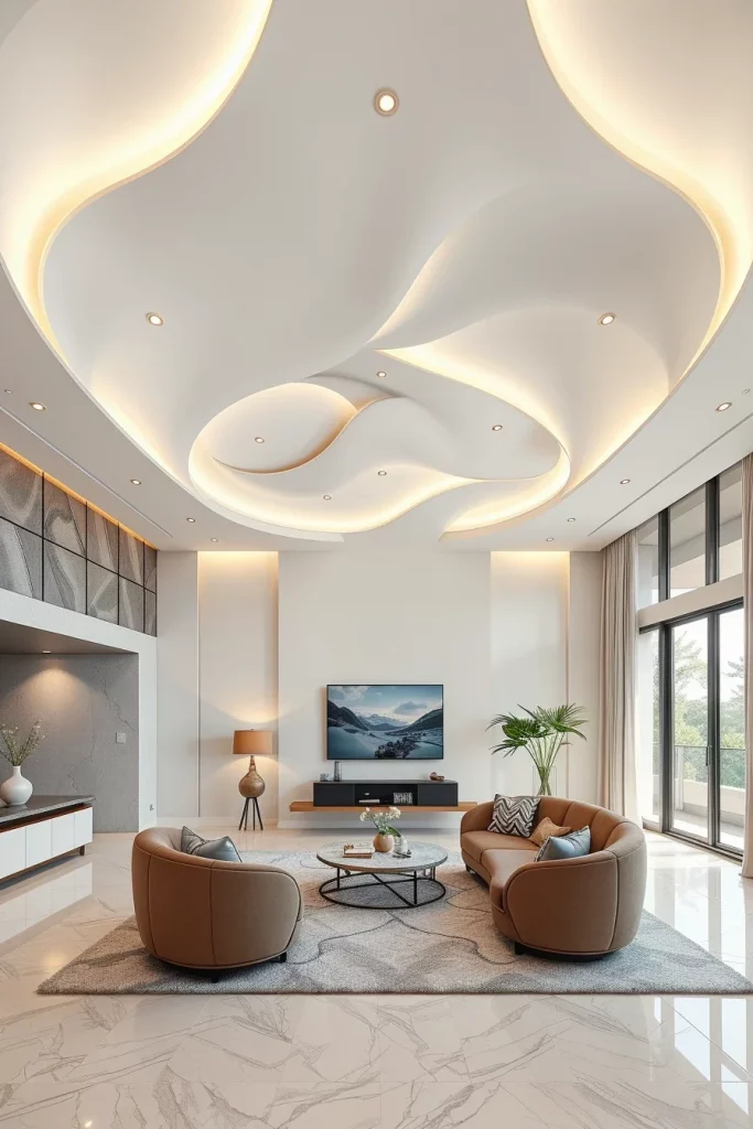 60 Sculptural And Artistic Modern Living Room Ideas For A Gallery-Inspired Home