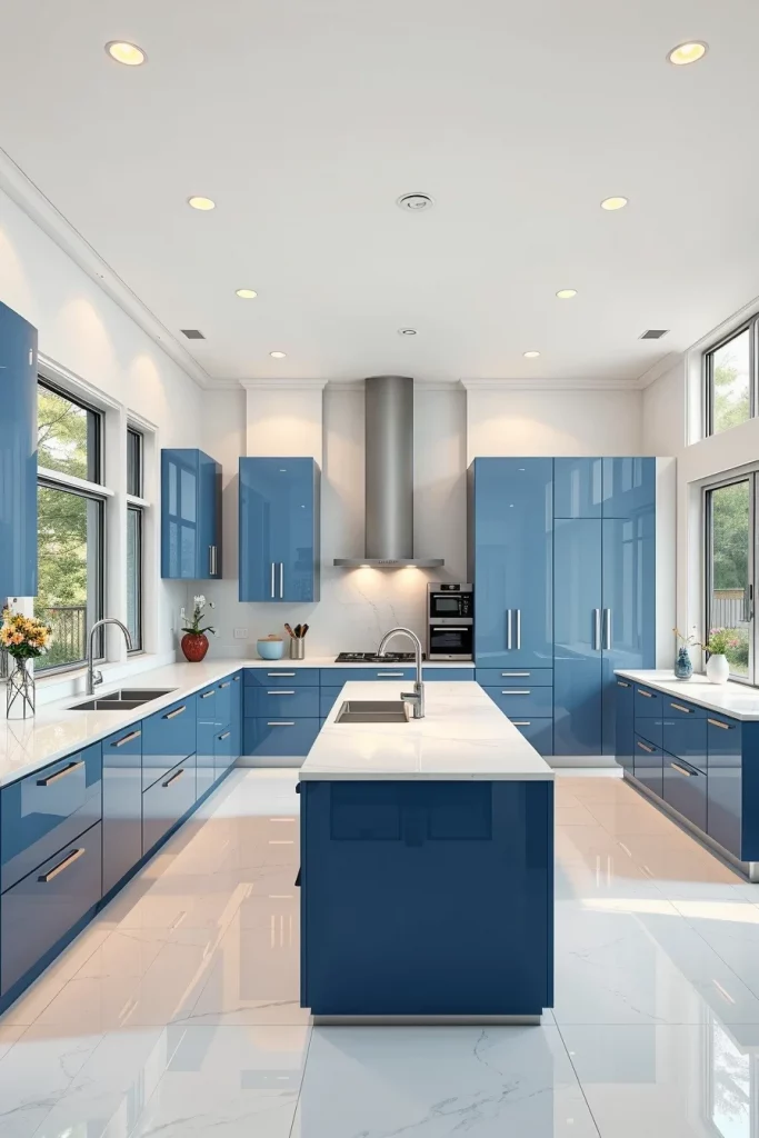54 Blue White Kitchen Layout Inspiration Ideas For A Stylish And Timeless Home